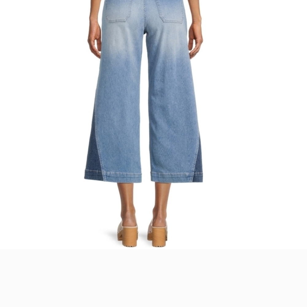 Women's Blue Wide-Leg Jeans